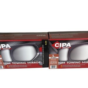 Set of 2 CIPA Mirrors 11552 Custom Towing Mirror Fits 15-19 F-150